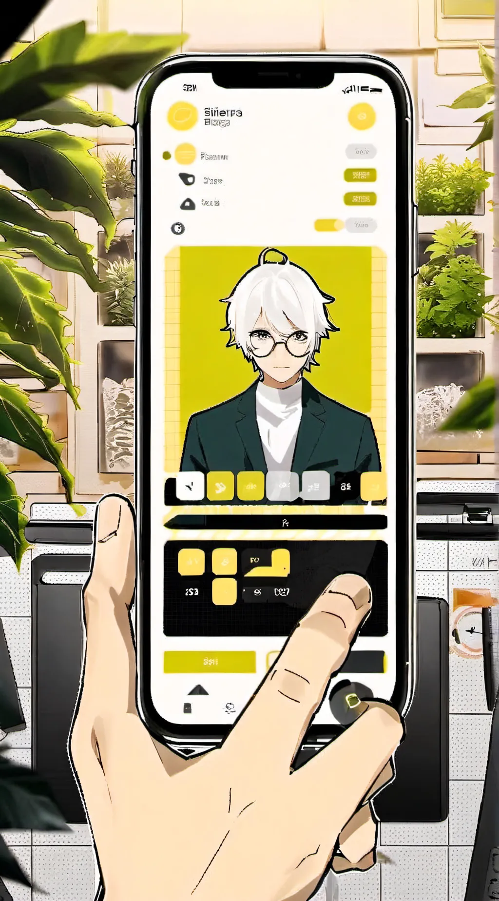 ai character: the clicker background