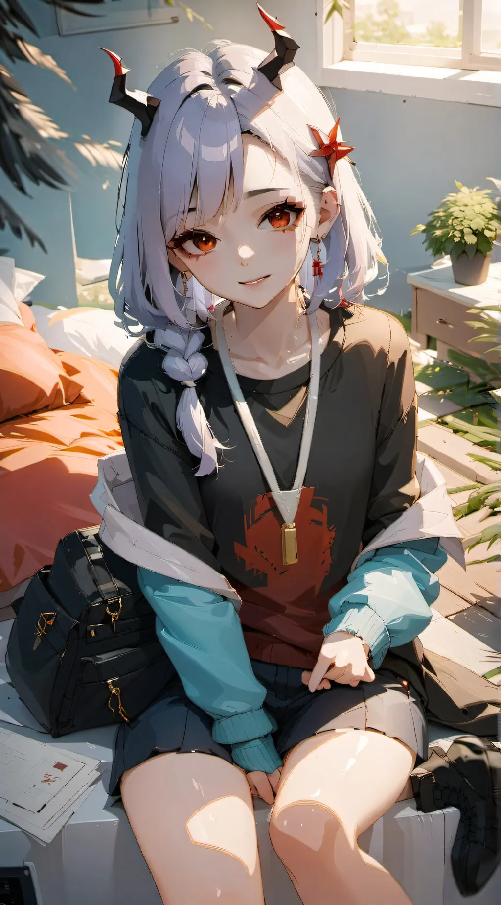 ai character: Phoenix background