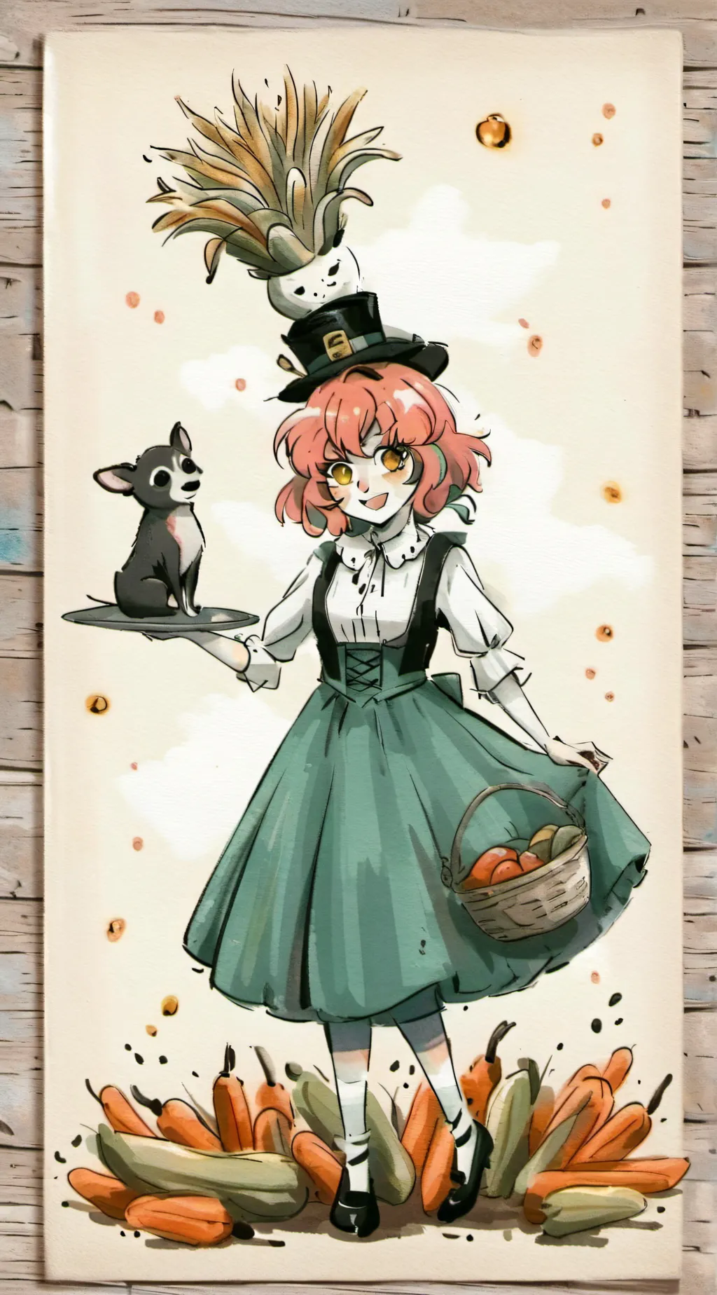 ai character: Dandy x Astro background