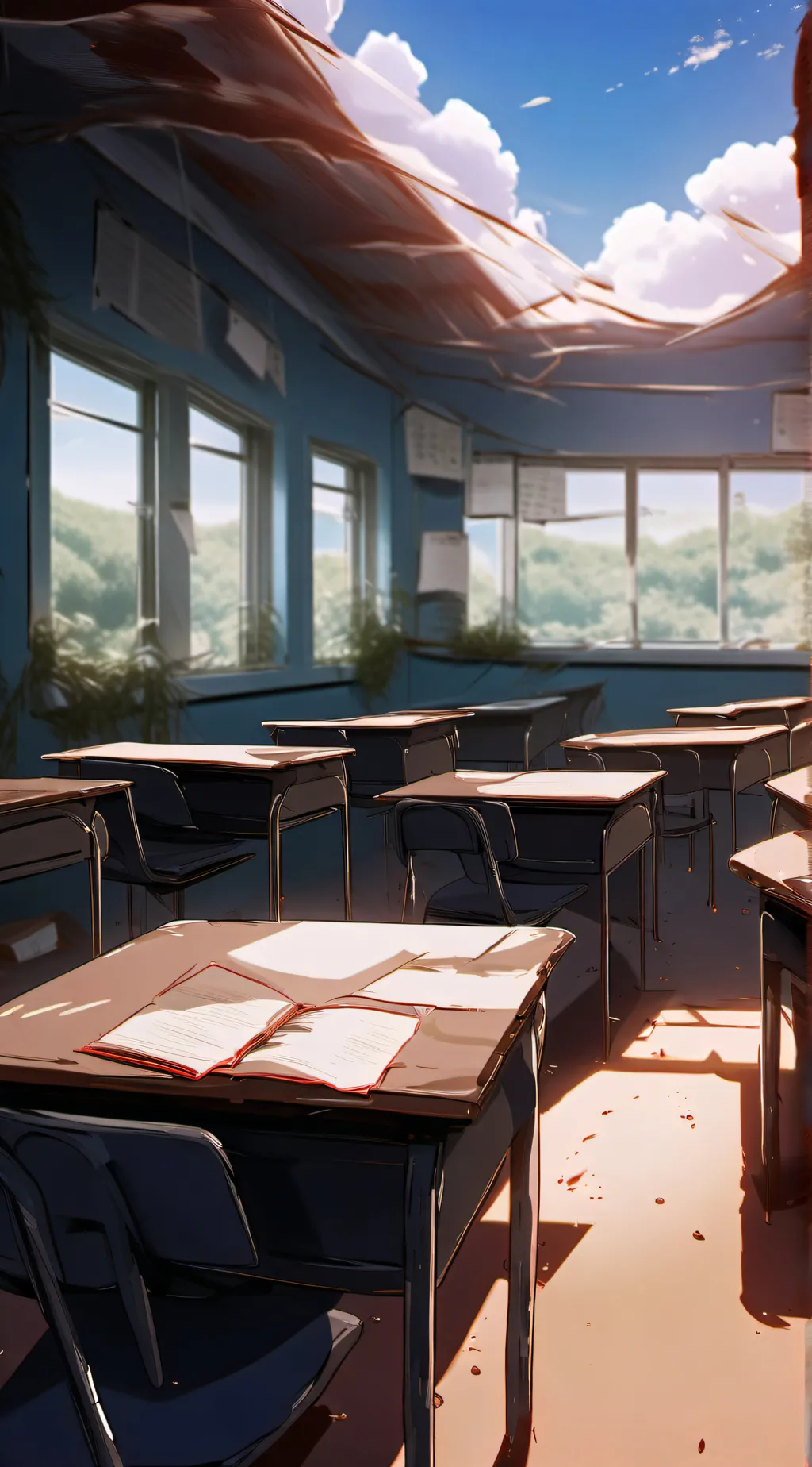 ai character: mha new student  background