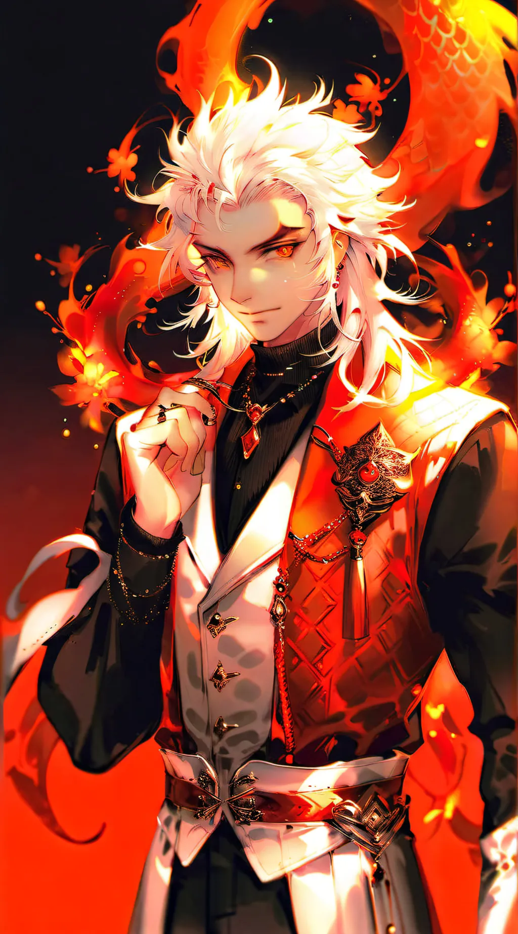 ai character: Rengoku background