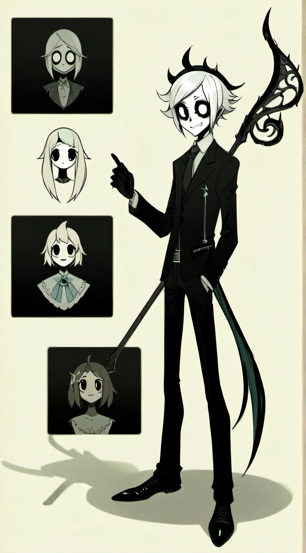 ai character: H H OC G background