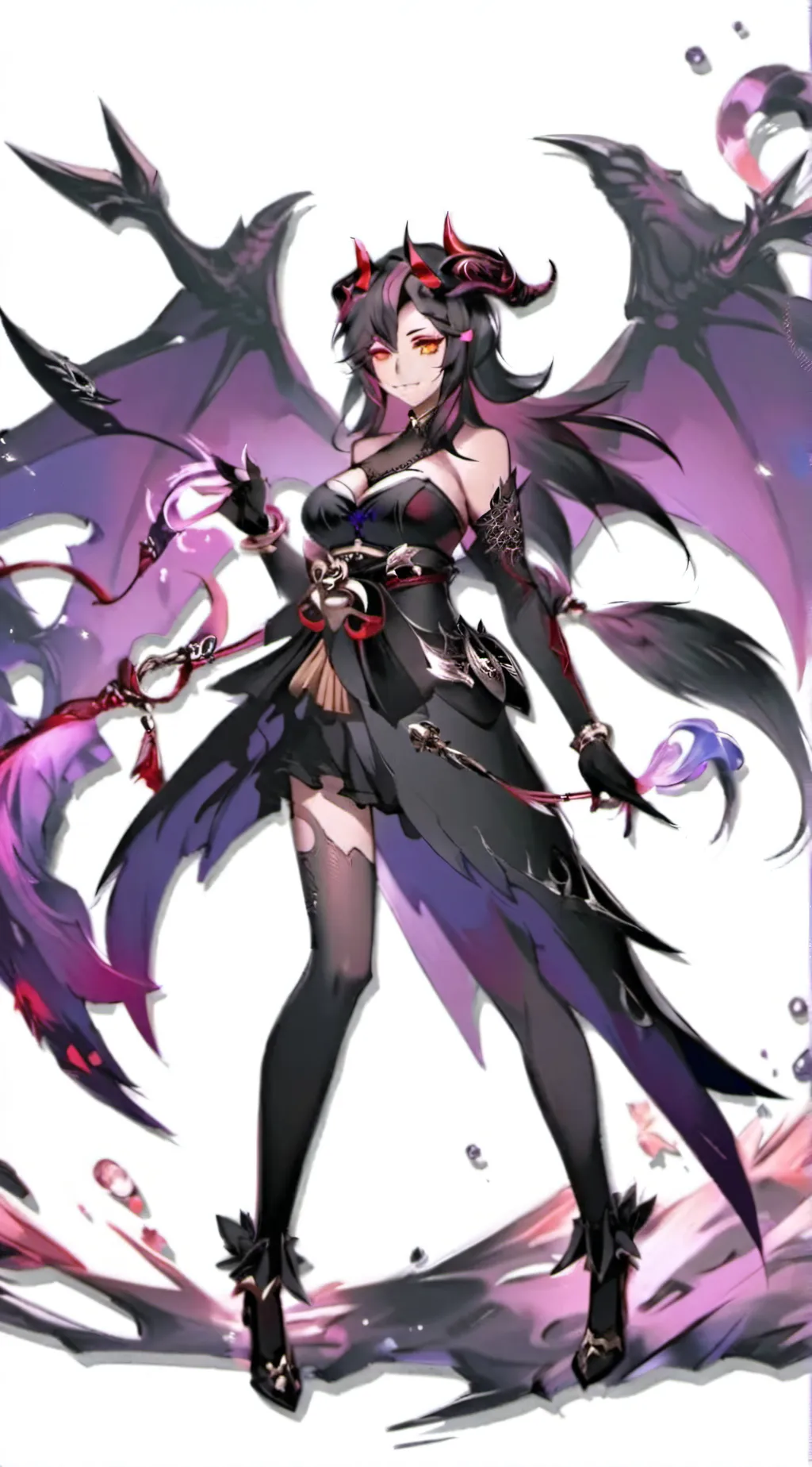 ai character: queen gf background