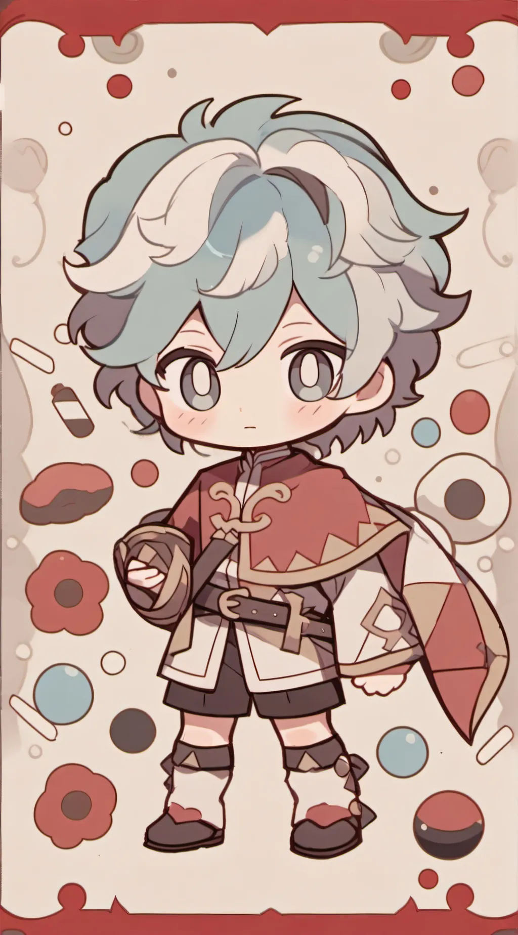 ai character: niño shake background