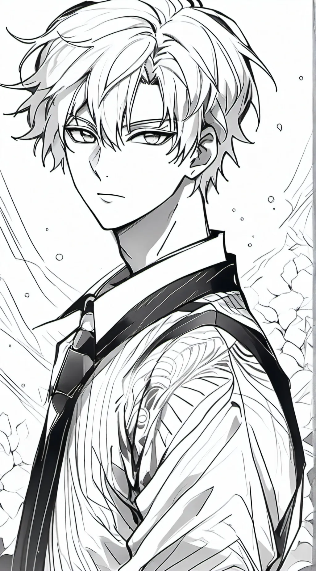 ai character: Mha (scream/shout) background