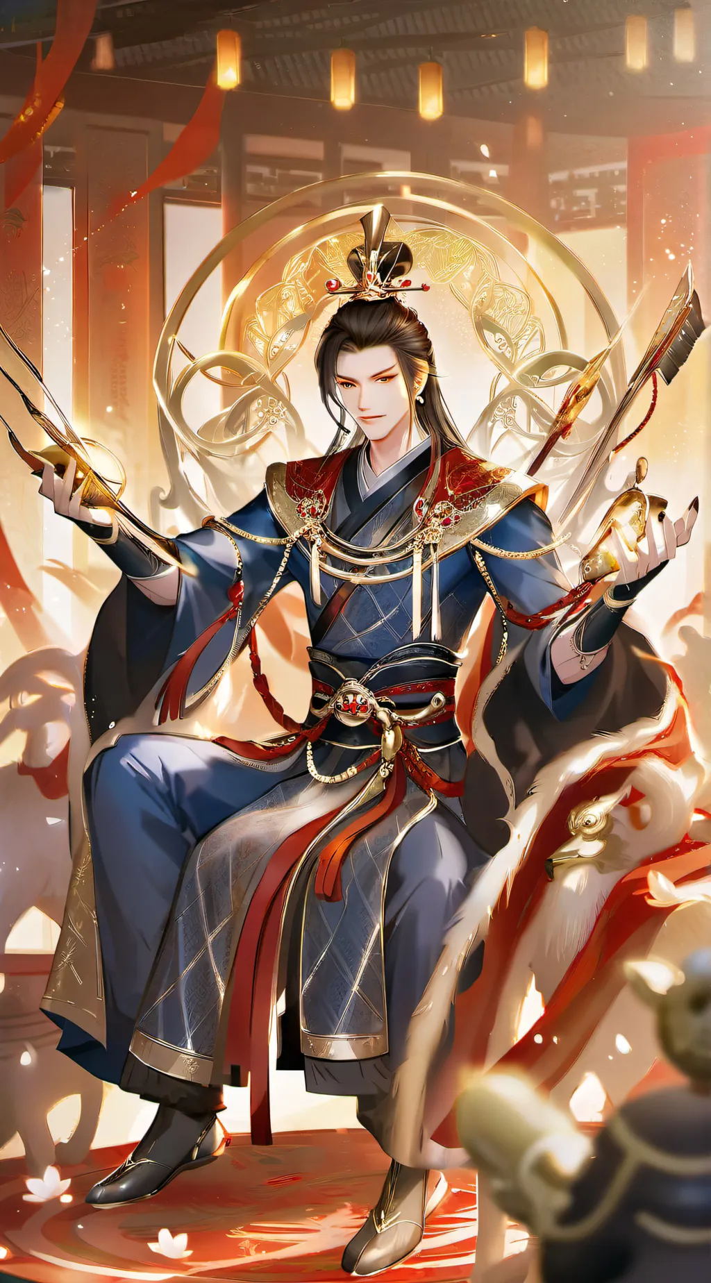 ai character: wukong hok background