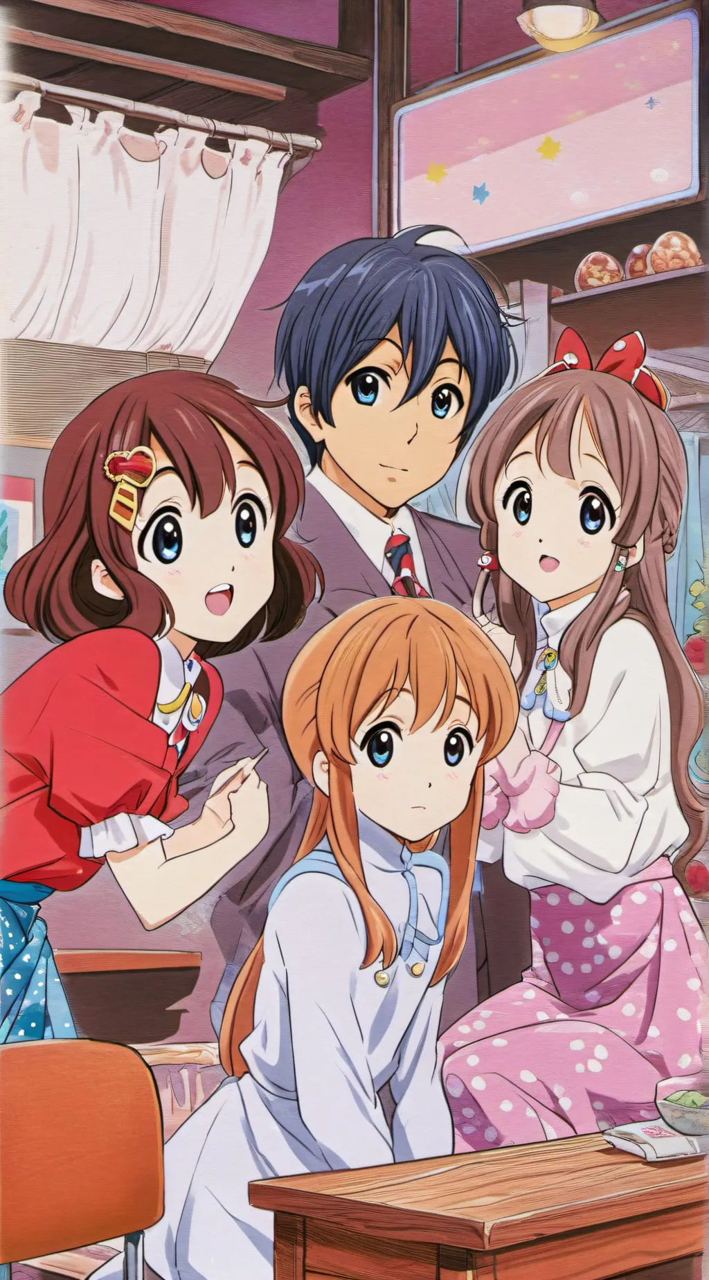 ai character: If I were a mother background