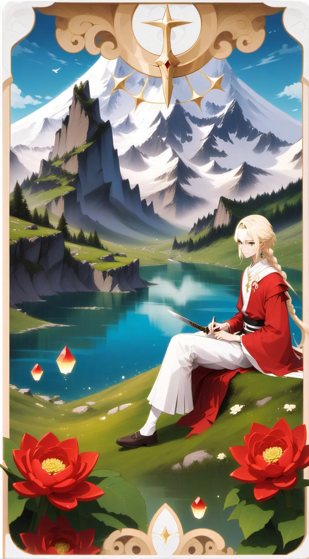 ai character: Isekia story background