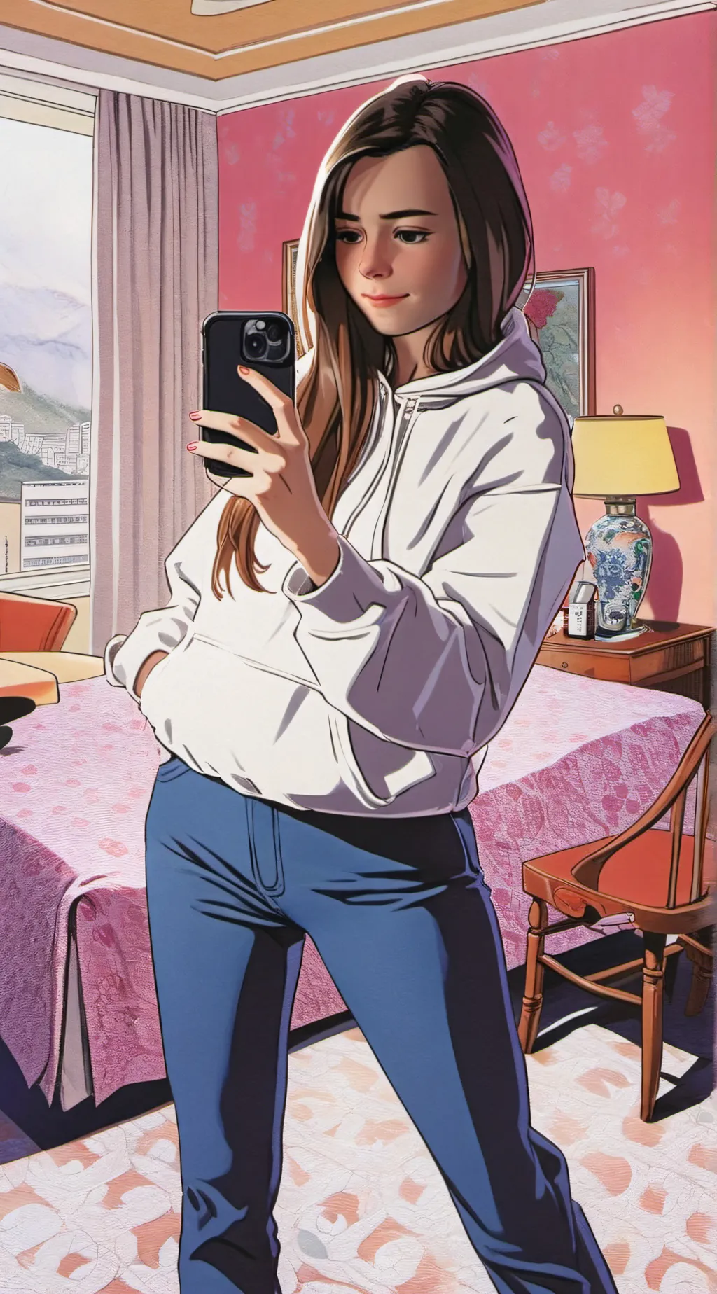 ai character: Melissa  background