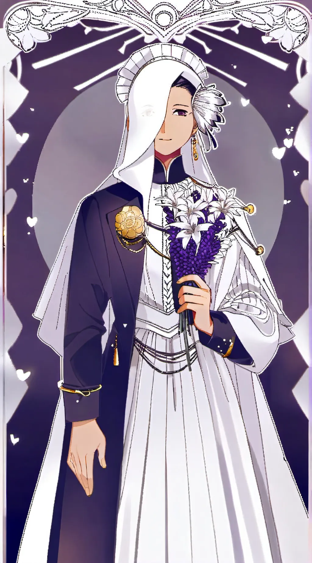 ai character: mochimolala🌟🌷 background