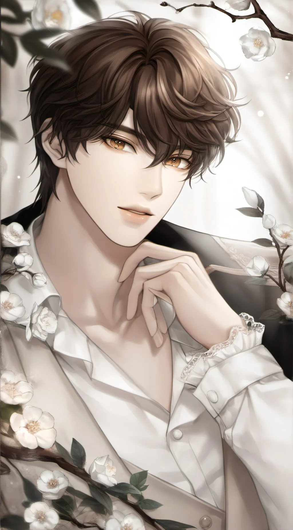 ai character: Xavier~♡ background