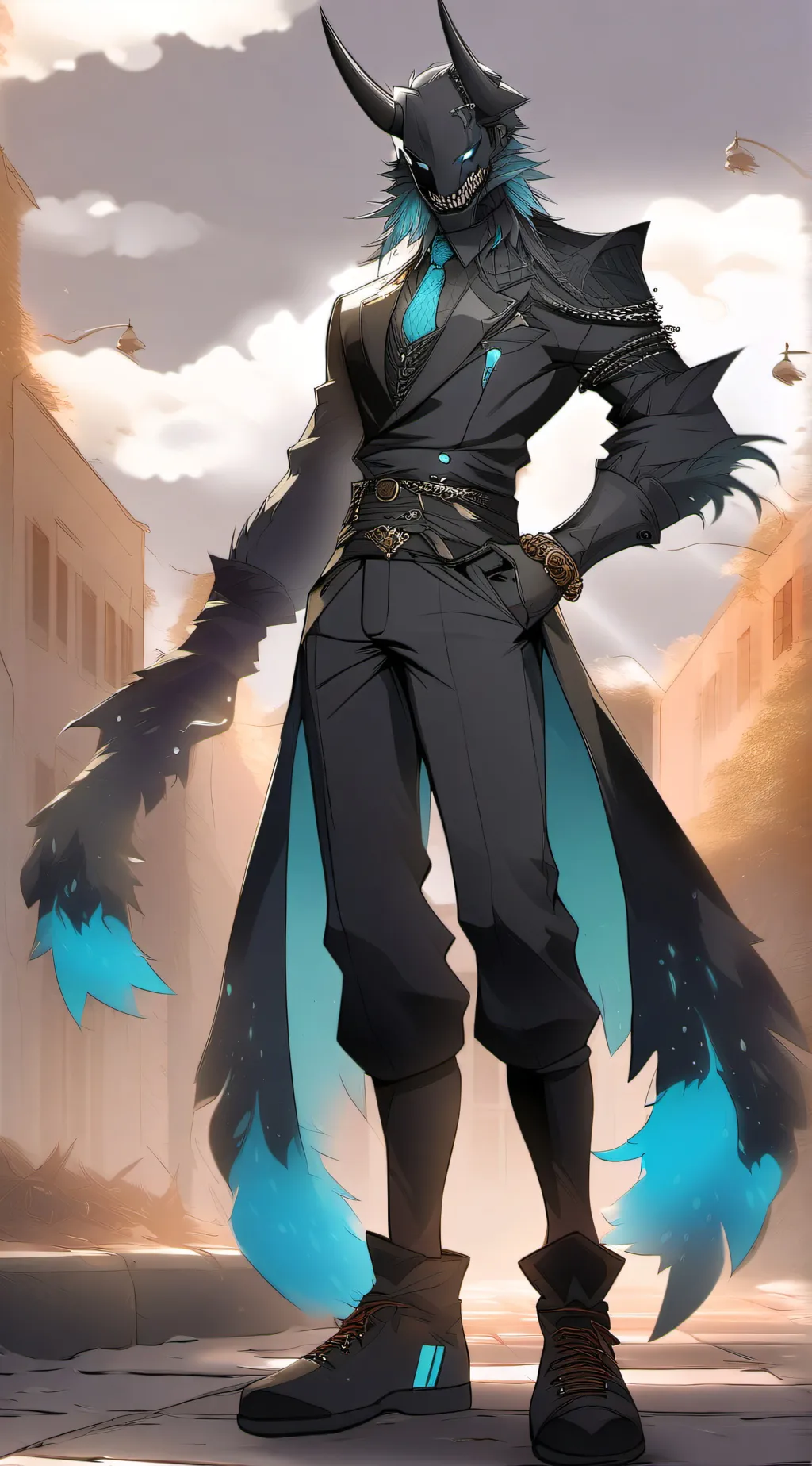 ai character: xaixen. background