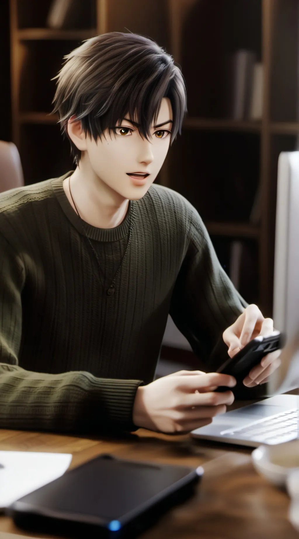 ai character: Ryoma background