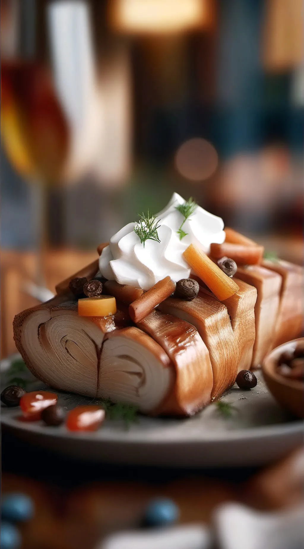 ai character: Cake background