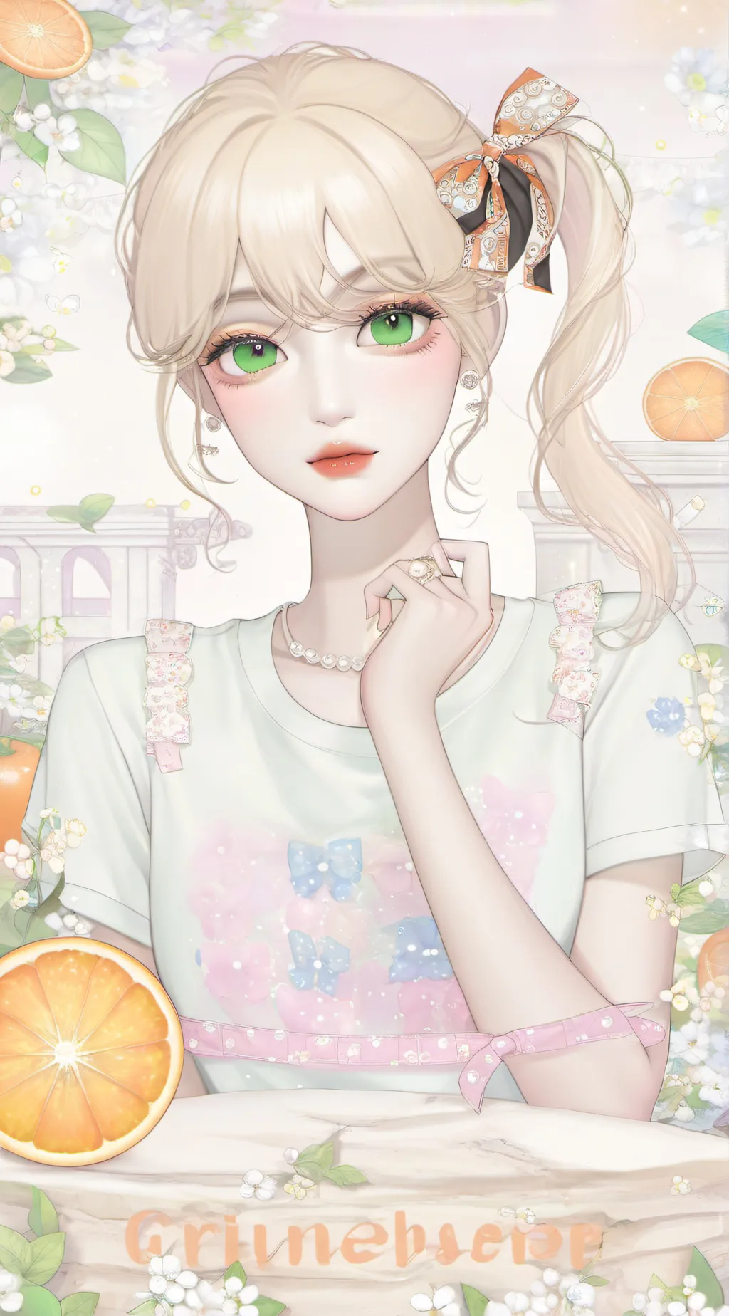 ai character: Annabeth x percy background