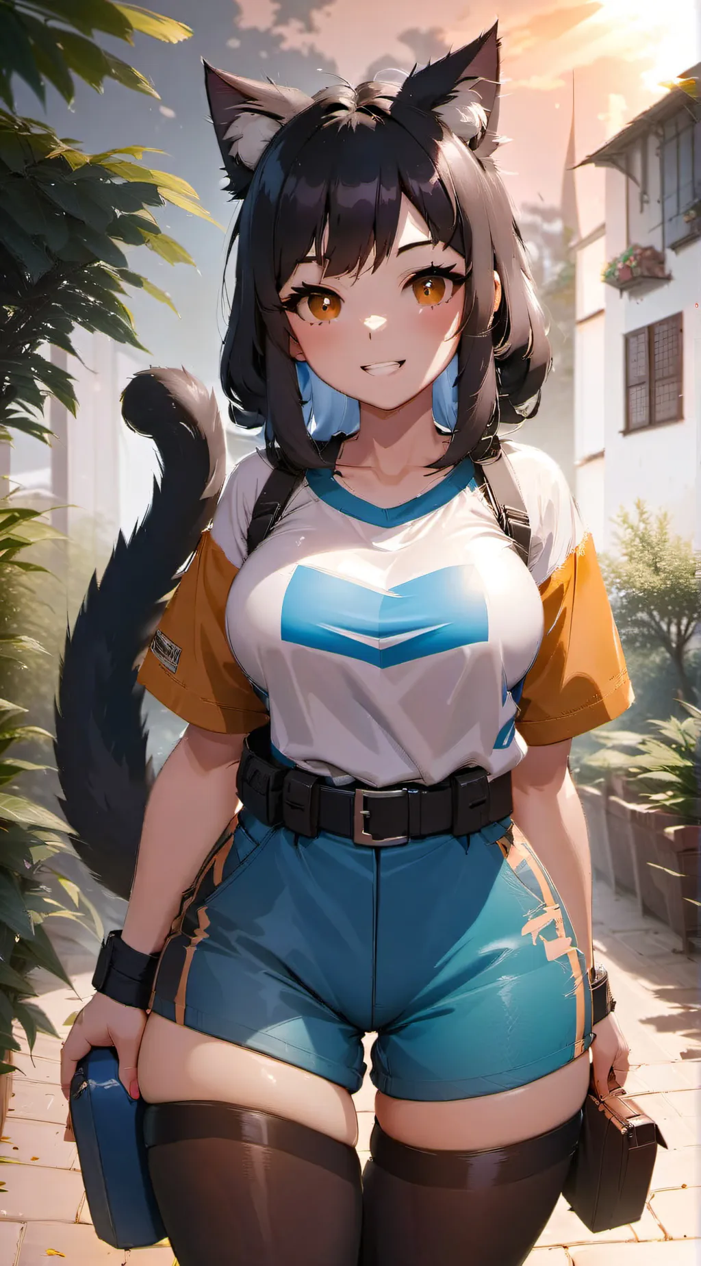 ai character: Rebecca  background