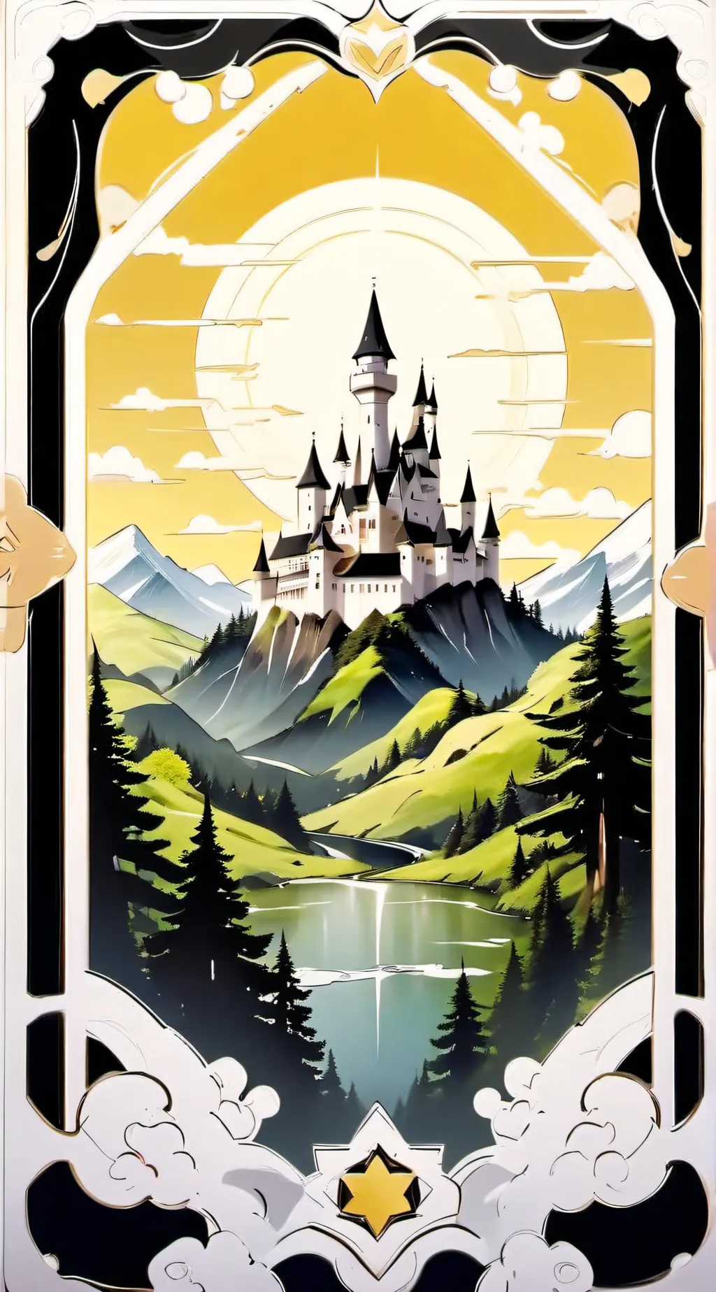 ai character: Hogwarts  background