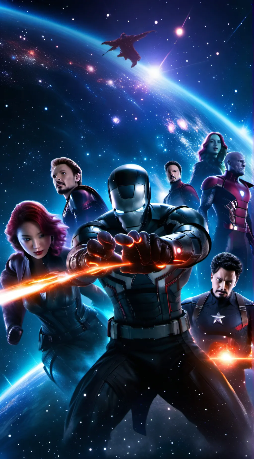 ai character: Young Avenger 2.0 background
