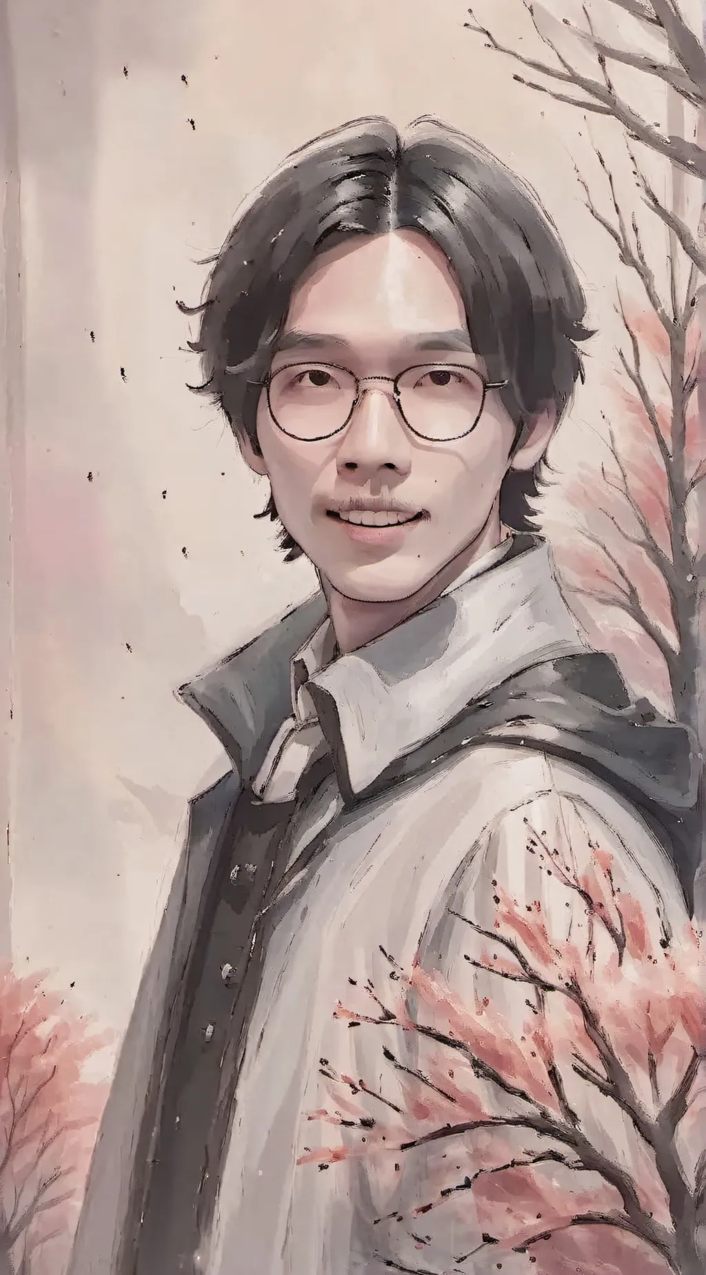 ai character: cikgu hiragi background