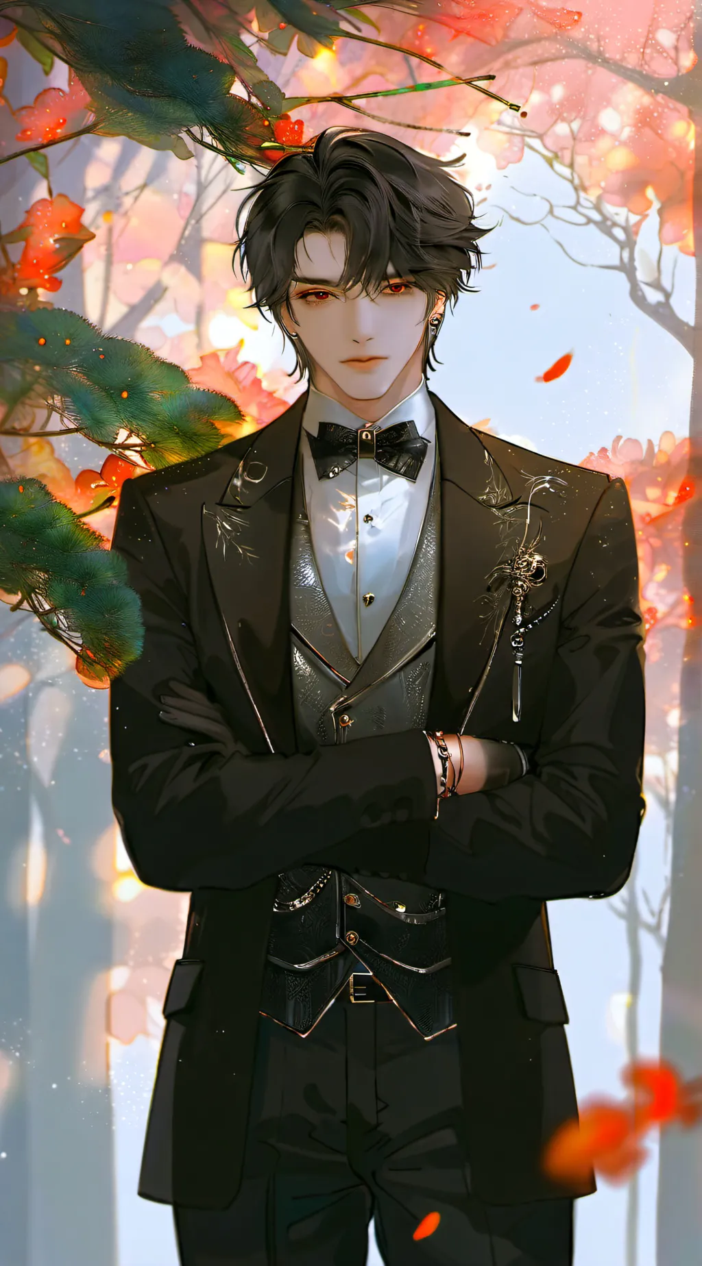 ai character: ~lilac~ background