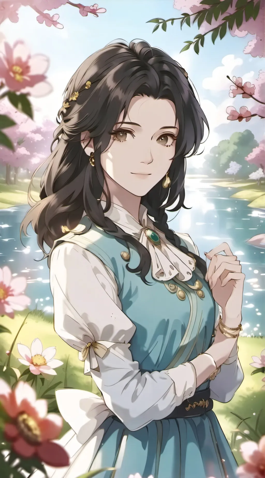 ai character: Bsd(click meme) background
