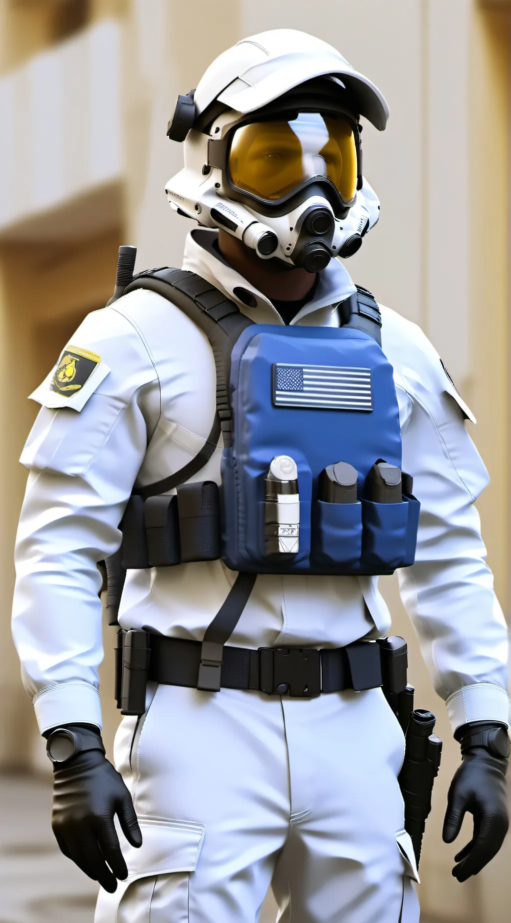 ai character: John raves  background