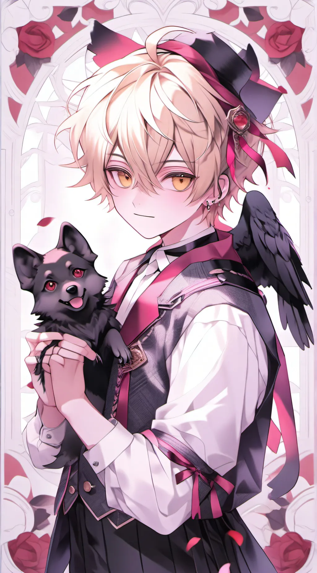 ai character: ~ Fang & Raven ~ background