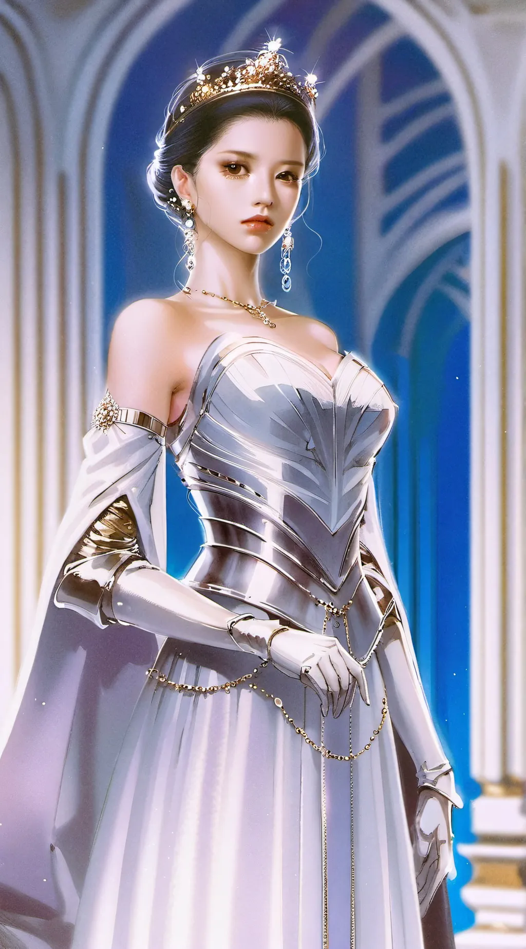 ai character: Anastasia First background