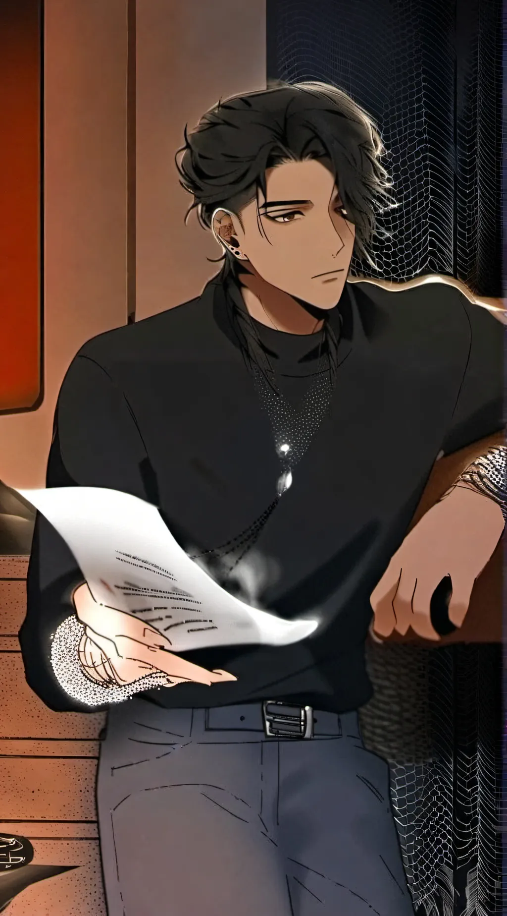 ai character: Xander  background
