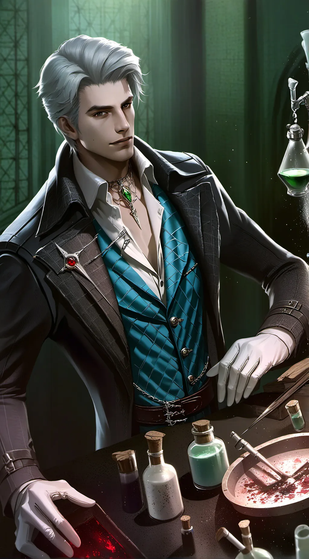 ai character: Murlyn  background