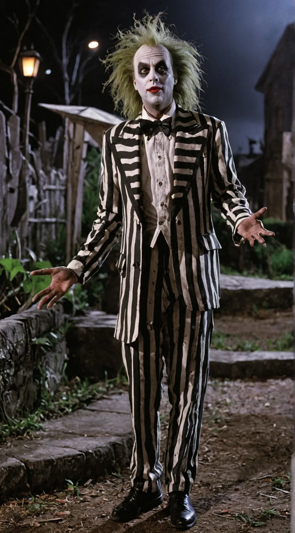 ai character: beetlejuice background