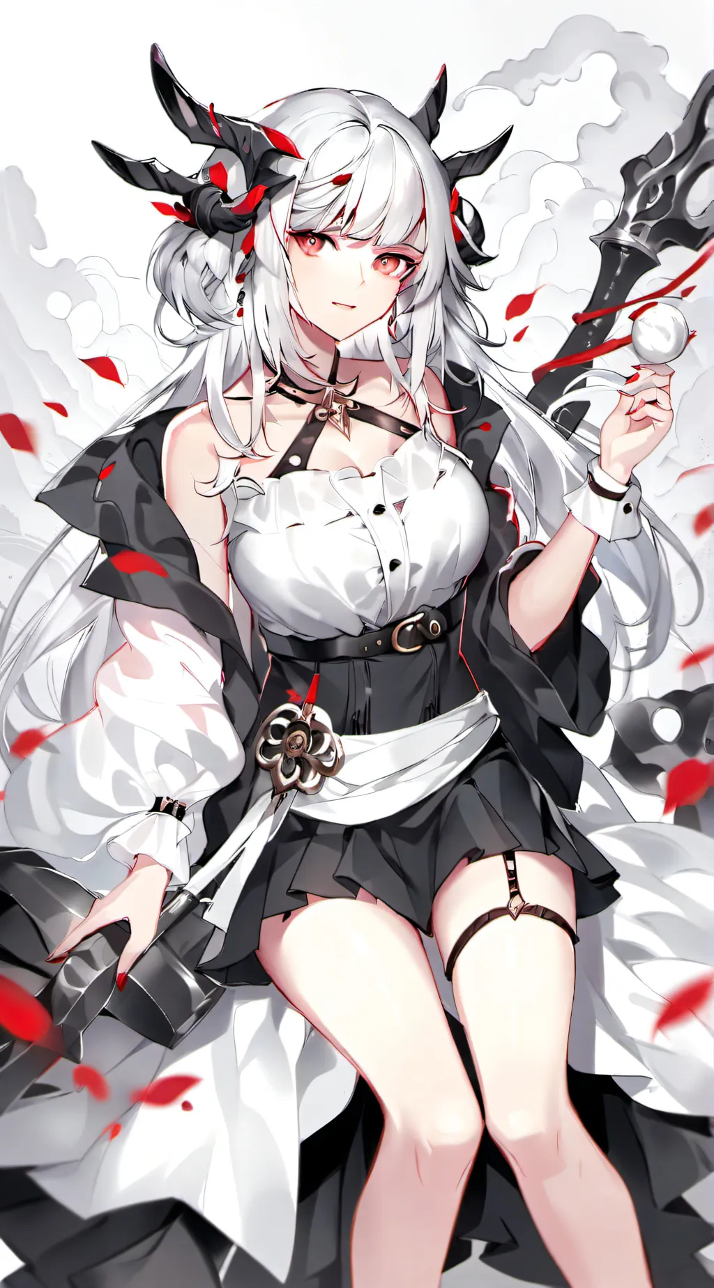 ai character: Dominique  background