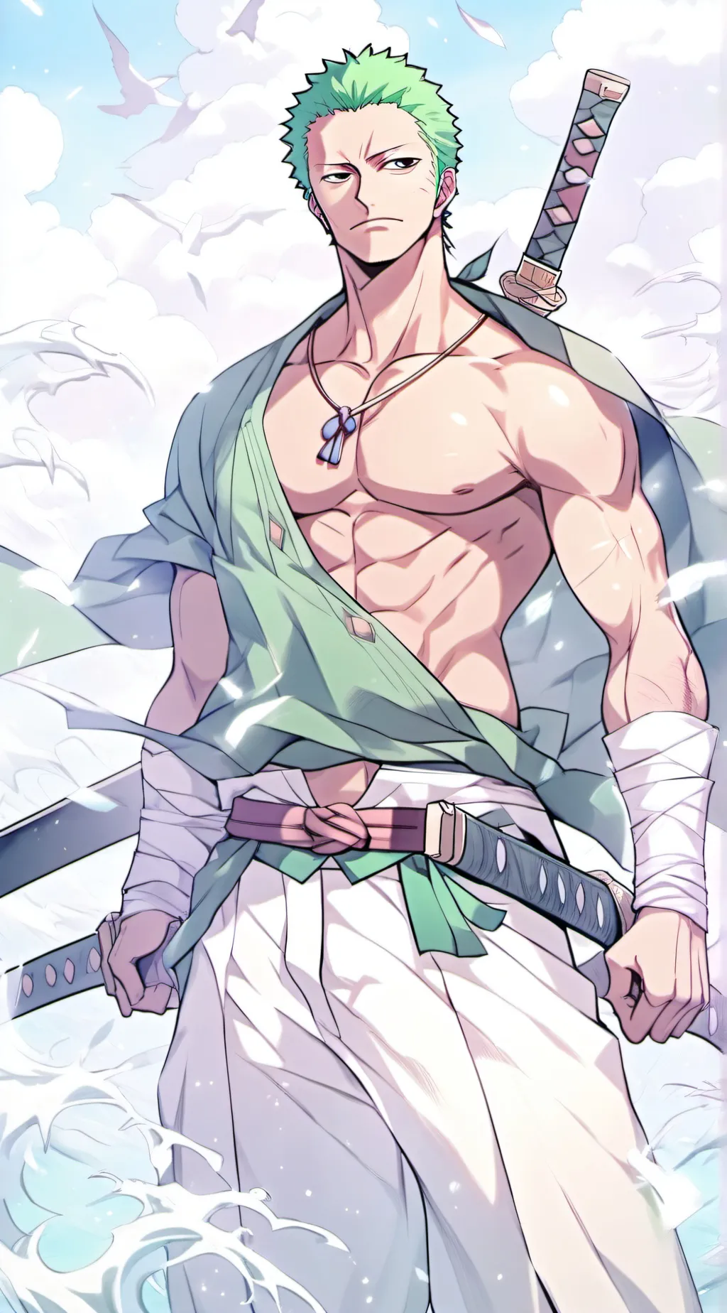 ai character: Roronoa Zoro background