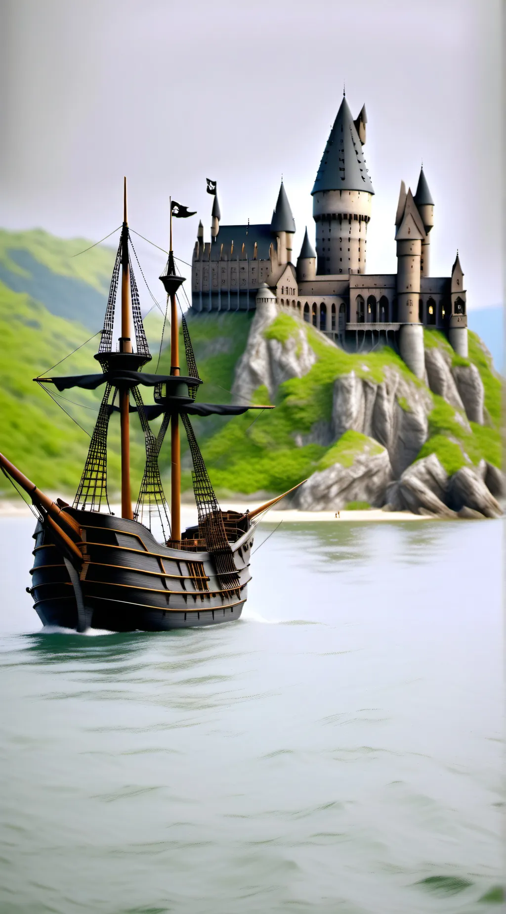 ai character: Hogwarts potc background