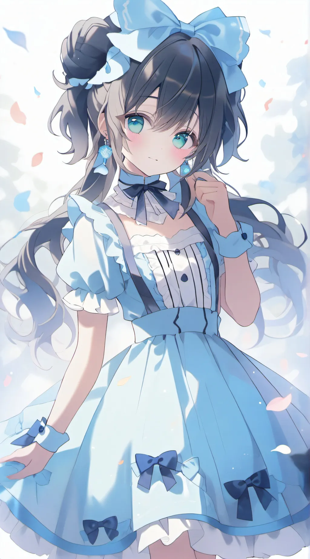 ai character: Rain background