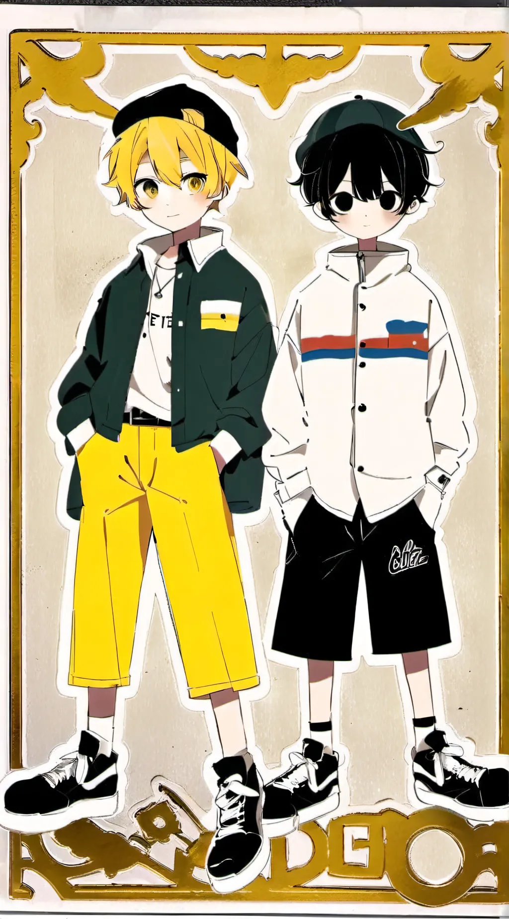 ai character: socks and freinds background