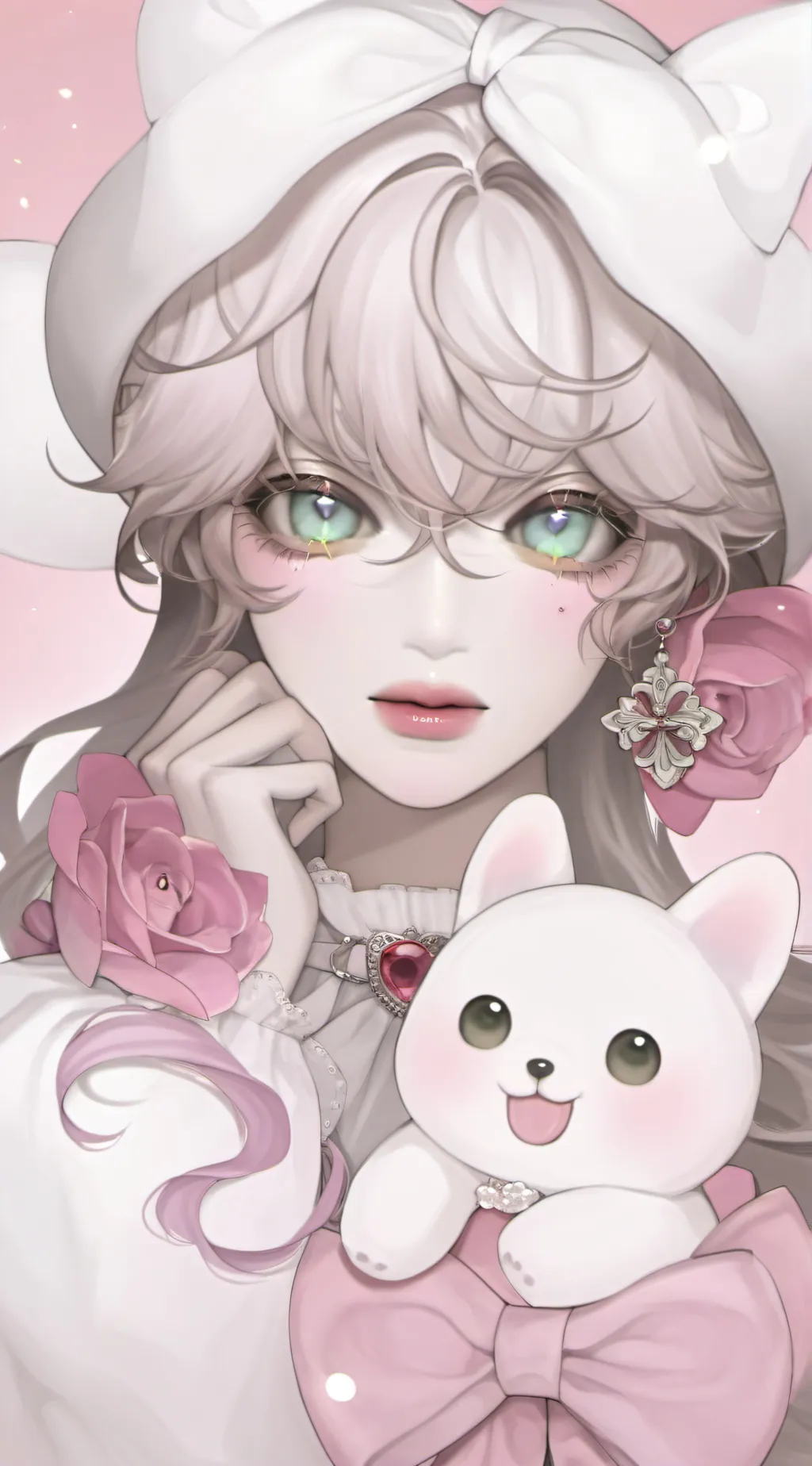 ai character: Glisten background