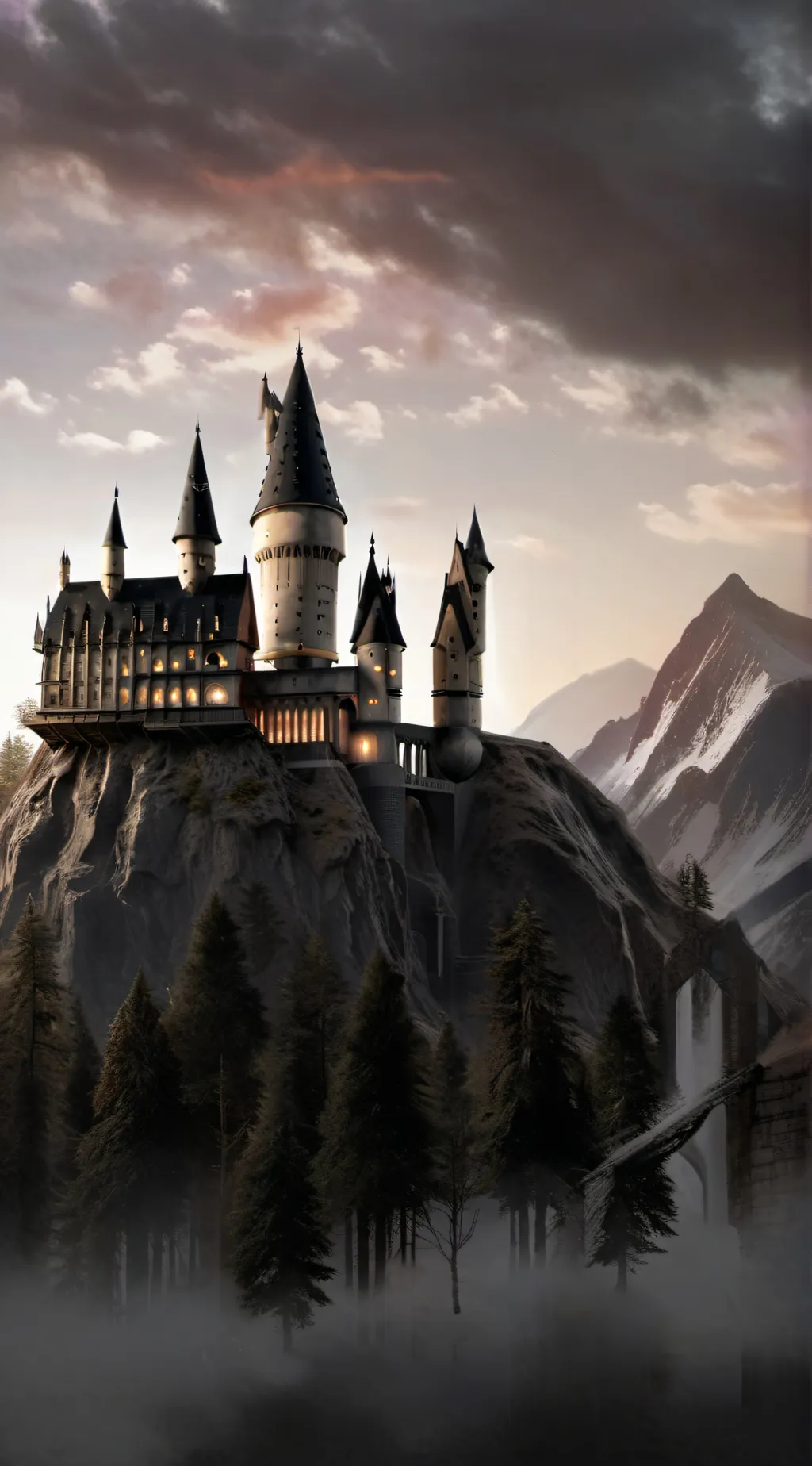 ai character: Hogwarts background