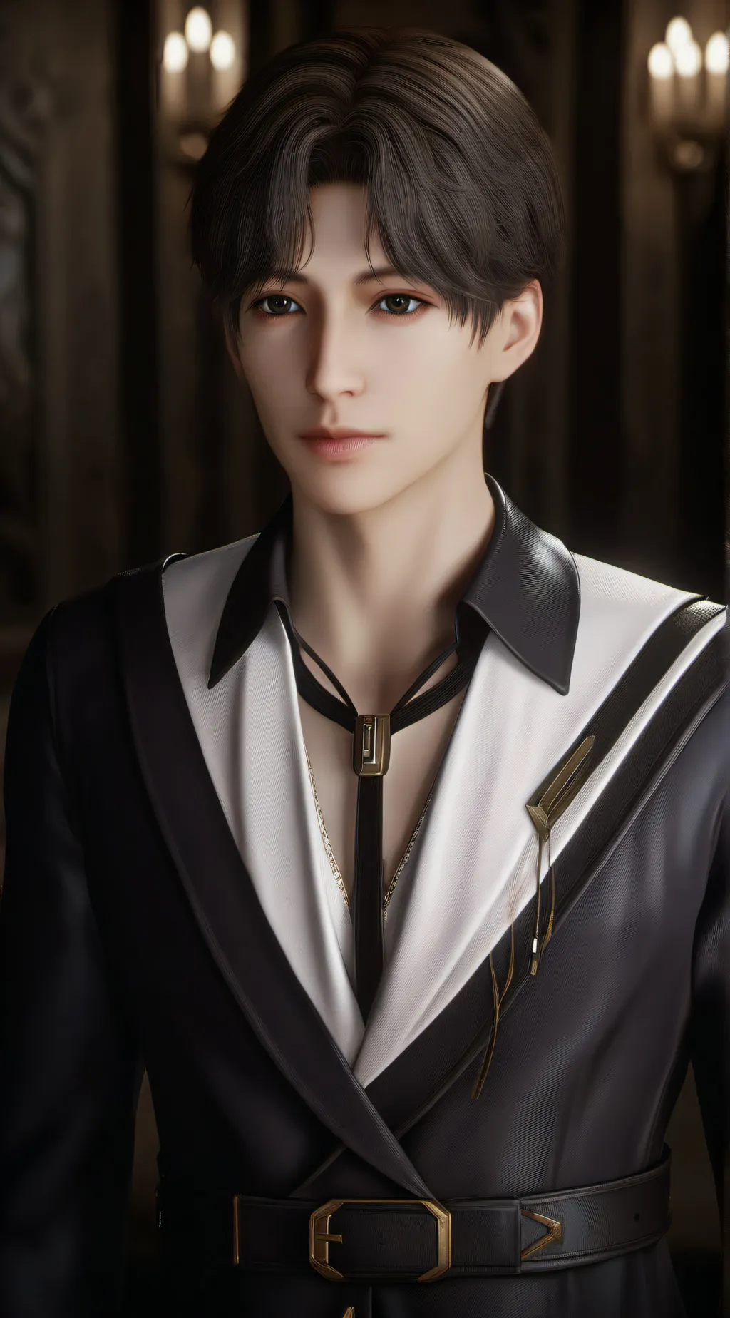 ai character: Valentino and vox  background
