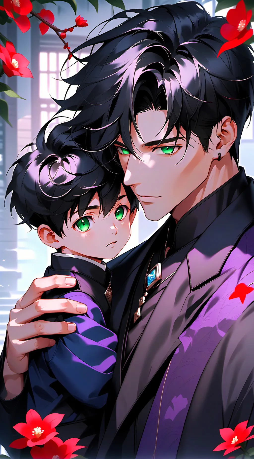 ai character: Adrian  background