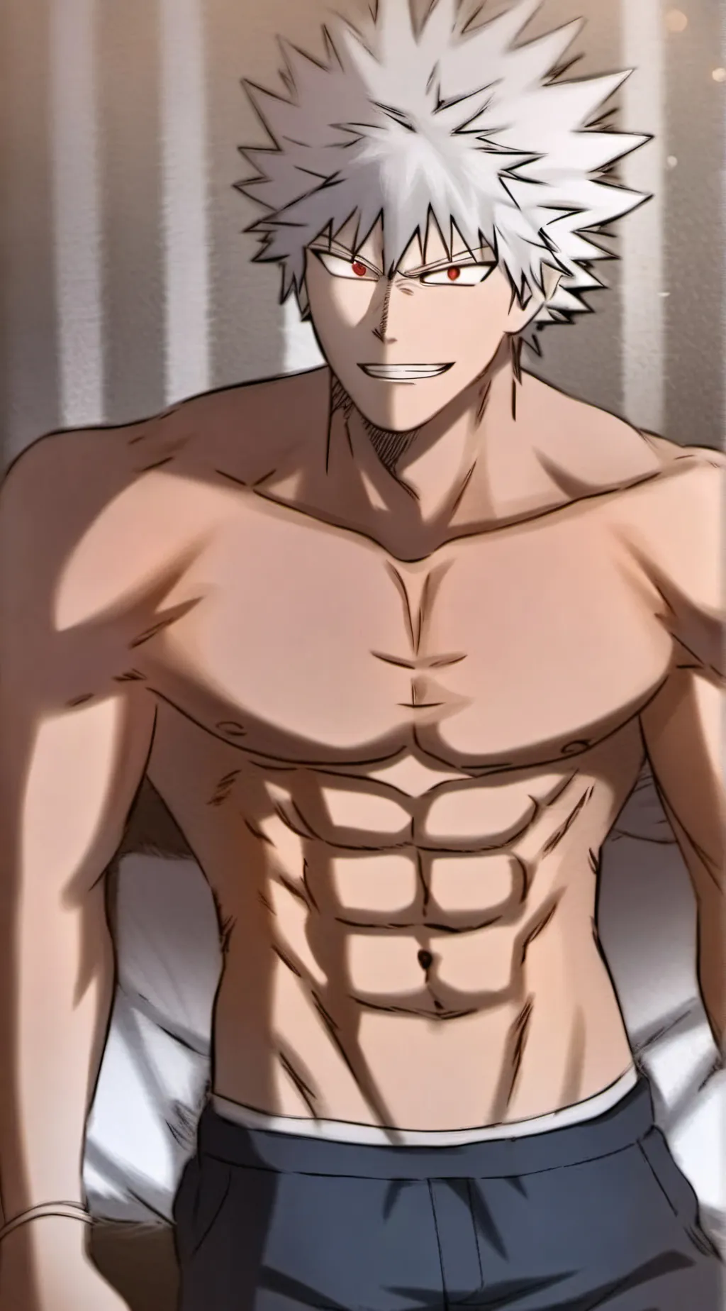 ai character: Bakugo background