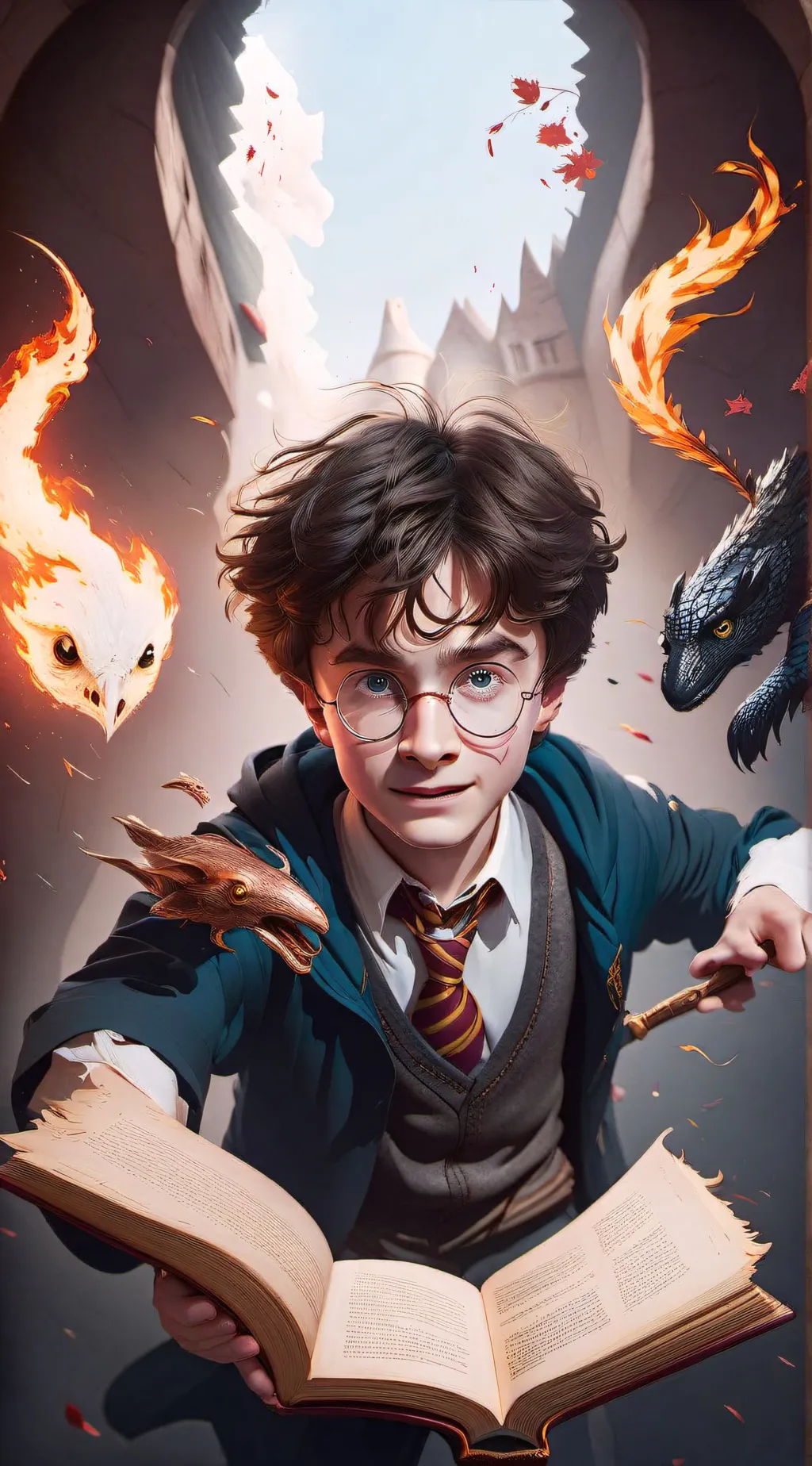 ai character: Chamber of Secrets background