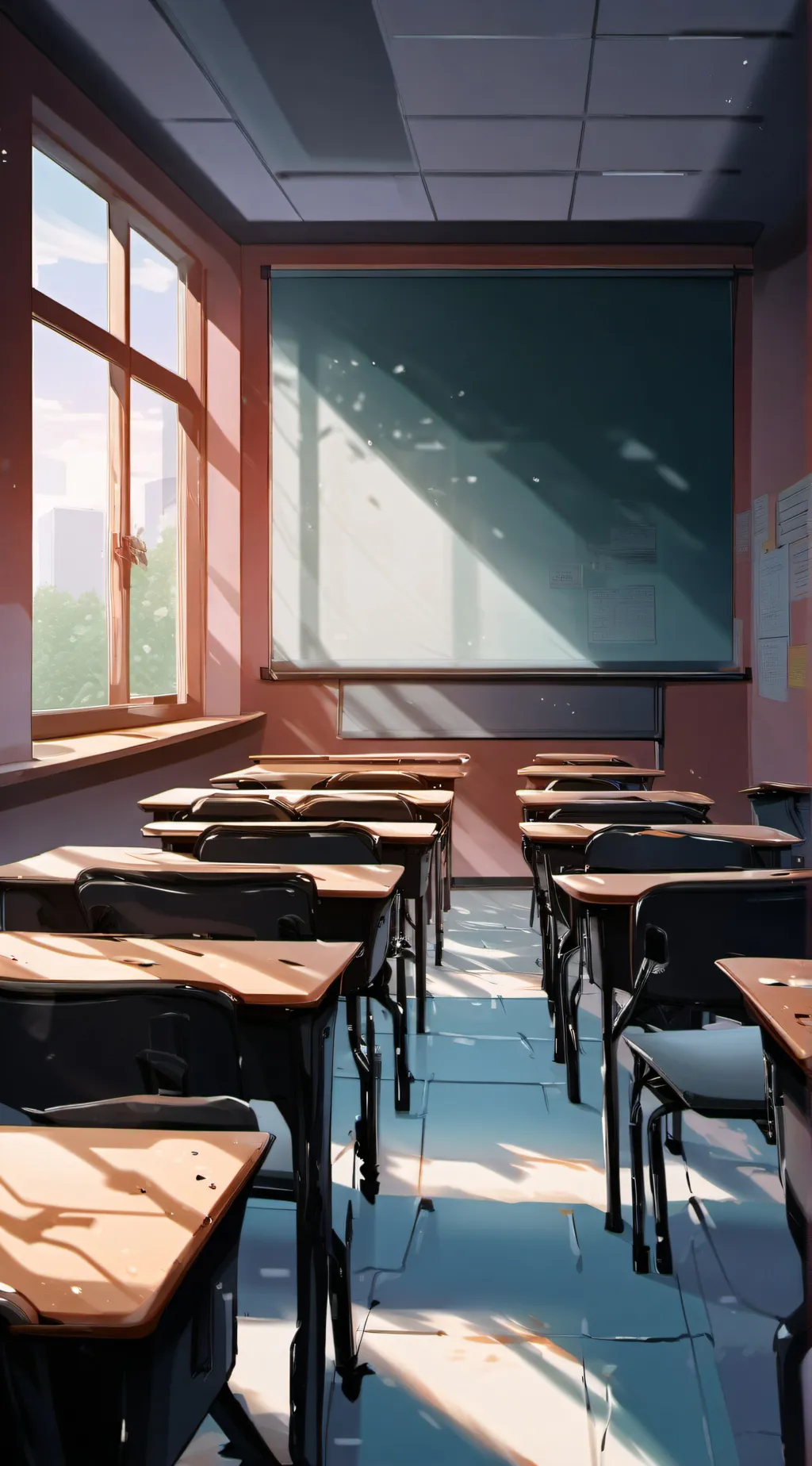 ai character: Class of boys background