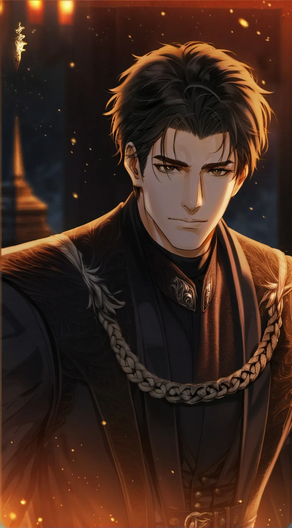 ai character: zander  background