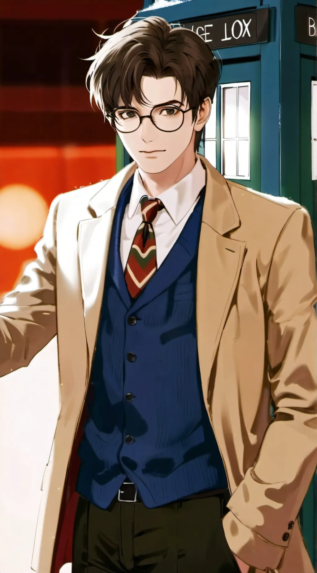 ai character: The tenth doctor  background