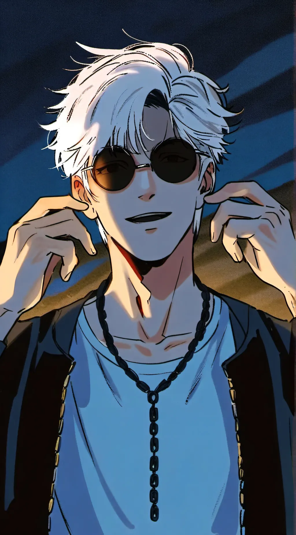ai character: Satoru Gojo background