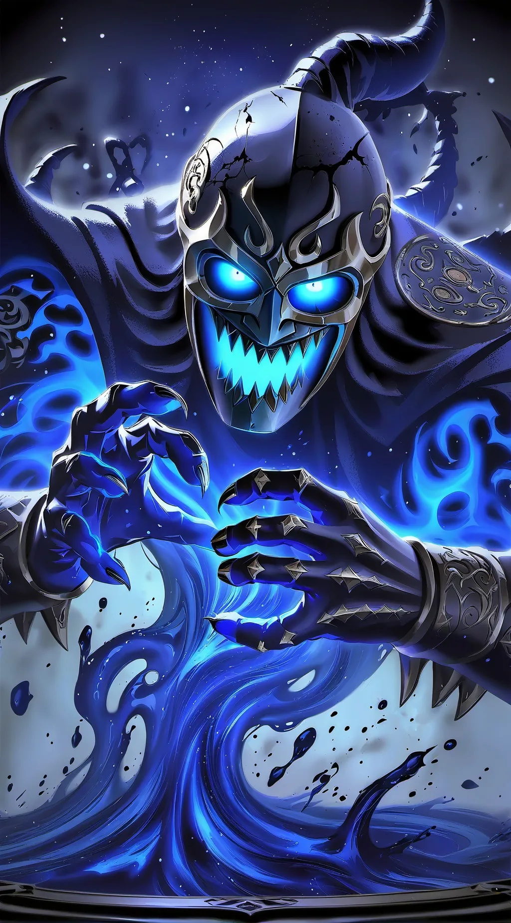 ai character: shadow background