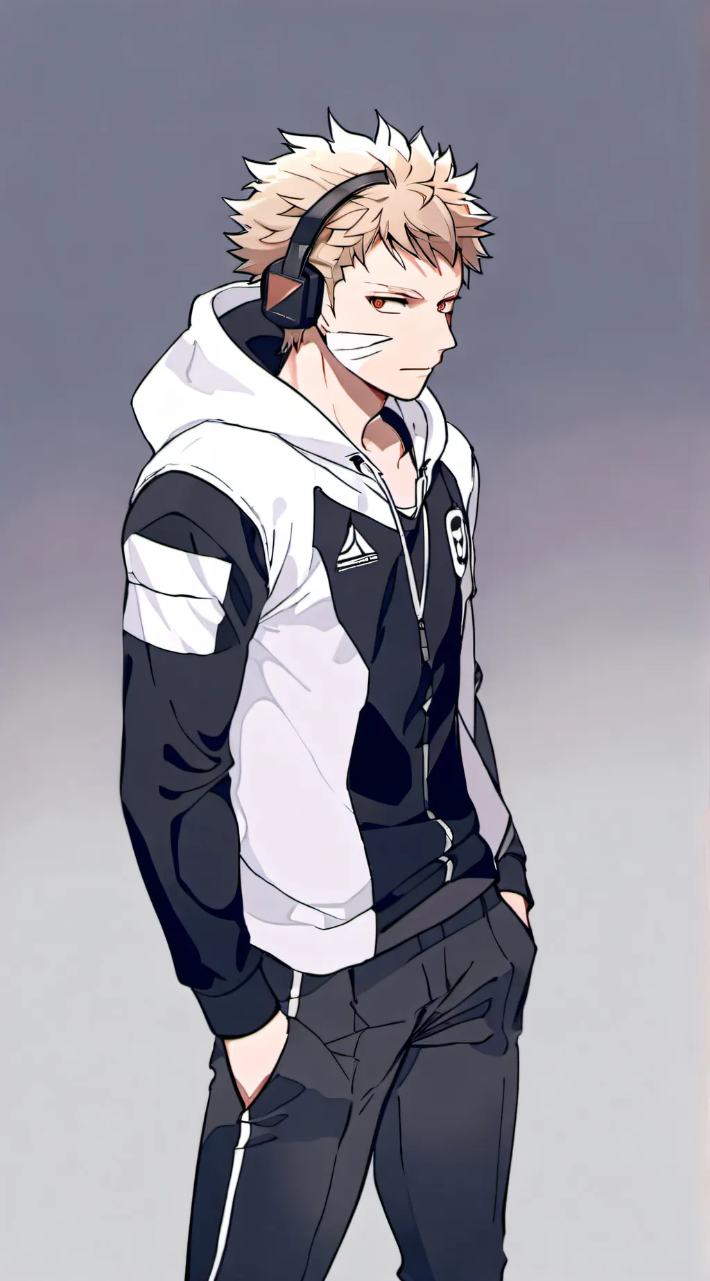 ai character: Katsuki Bakugou  background