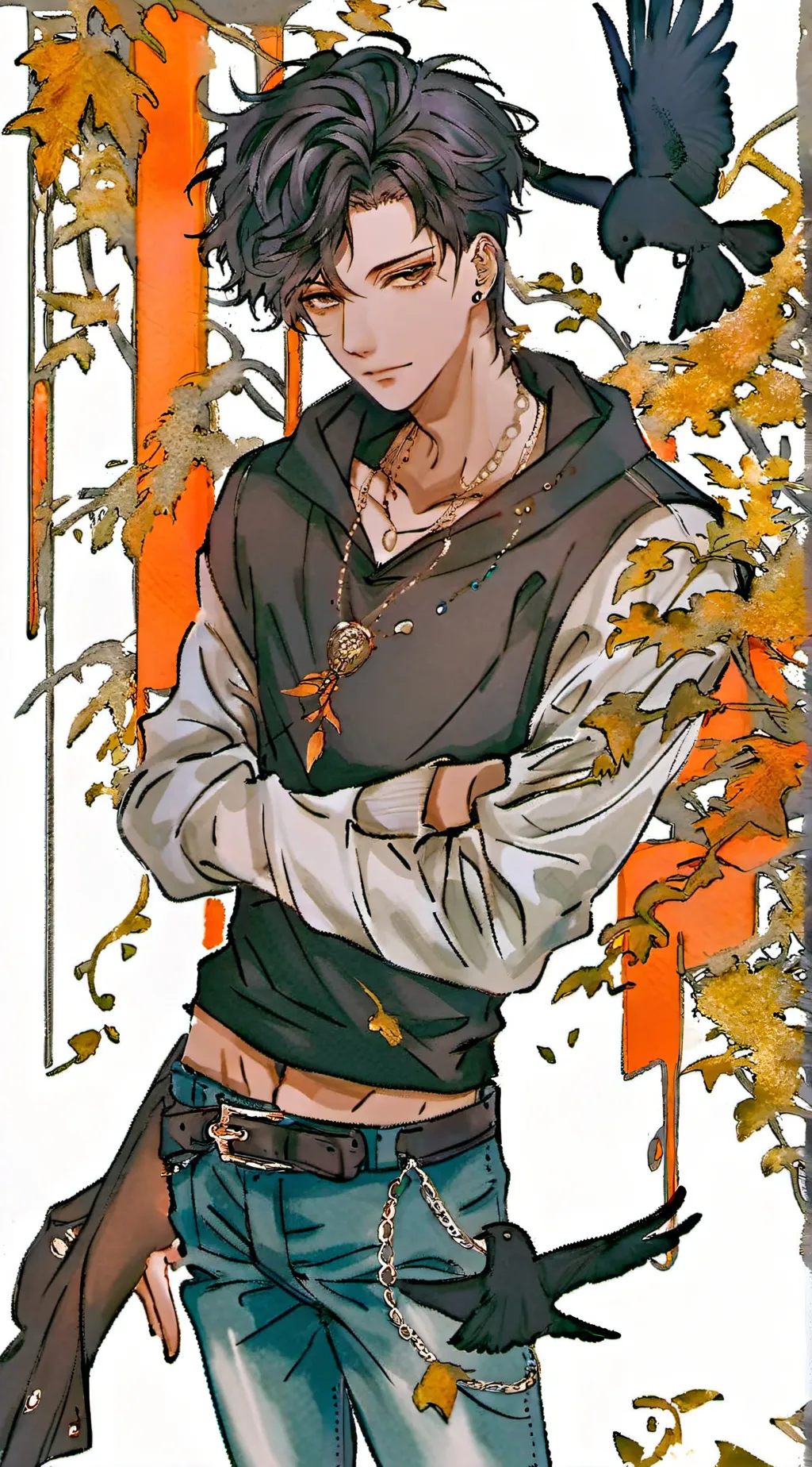 ai character: Xavier  background