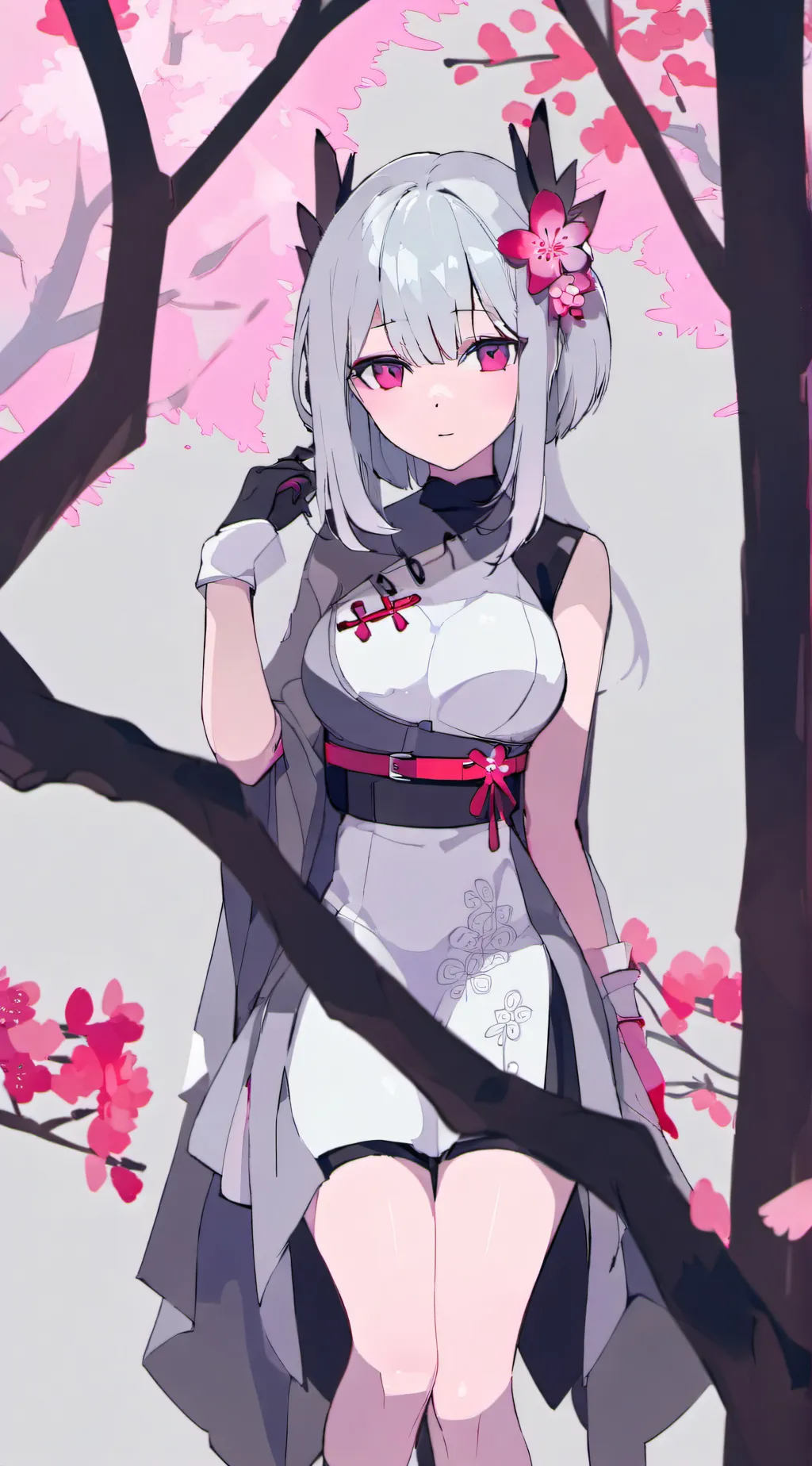 ai character: Amber background